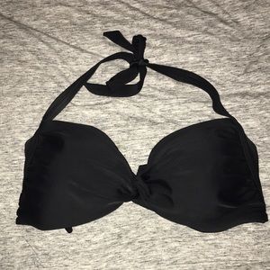 Black bathing suit top